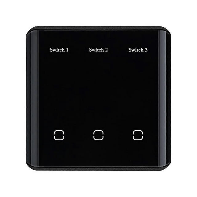 TUYA Smart ZigBee 3.0 Wireless Touch Switch EU Plug Black