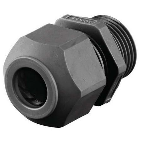 Hubbell Wiring Device-Kellems Cable Connector, PG7, Straight, Black SECP7BA