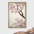 thumbnail image 2 of wall26 Framed Canvas Wall Art - Watercolor Painting Style Cherry Blossom - Giclee Print Gallery Wrap Modern Home Art Ready to Hang - 24"x36" Natural, 2 of 5