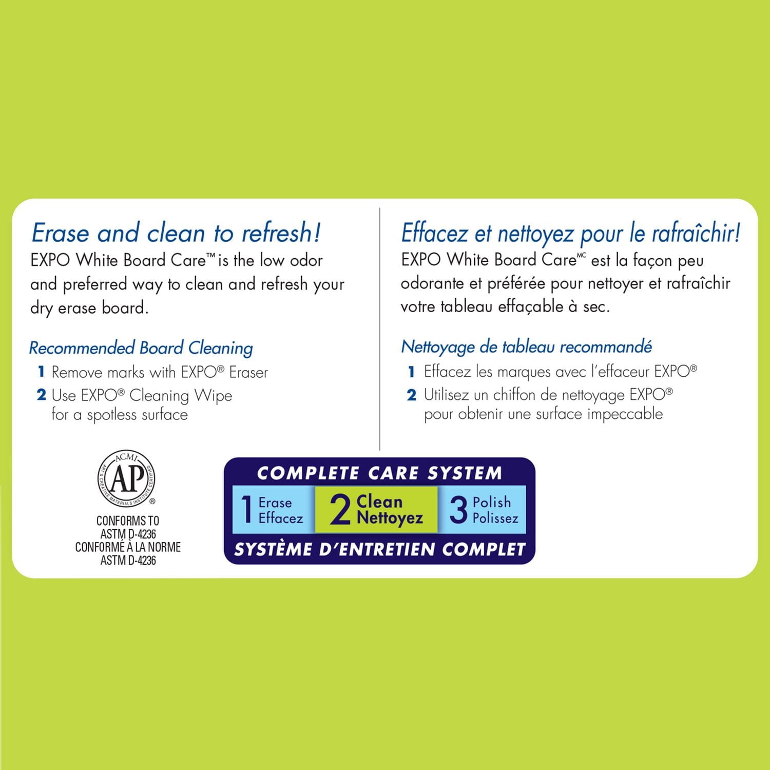 Expo White Board Care Dry Erase Wipes