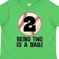 thumbnail image 4 of Inktastic 2nd Birthday Baseball 2 Year Old Boy Boys or Girls Toddler T-Shirt, 4 of 5