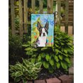 thumbnail image 2 of Carolines Treasures CK1886GF Christmas Tree Boston Terrier Garden Size Flag, 2 of 3