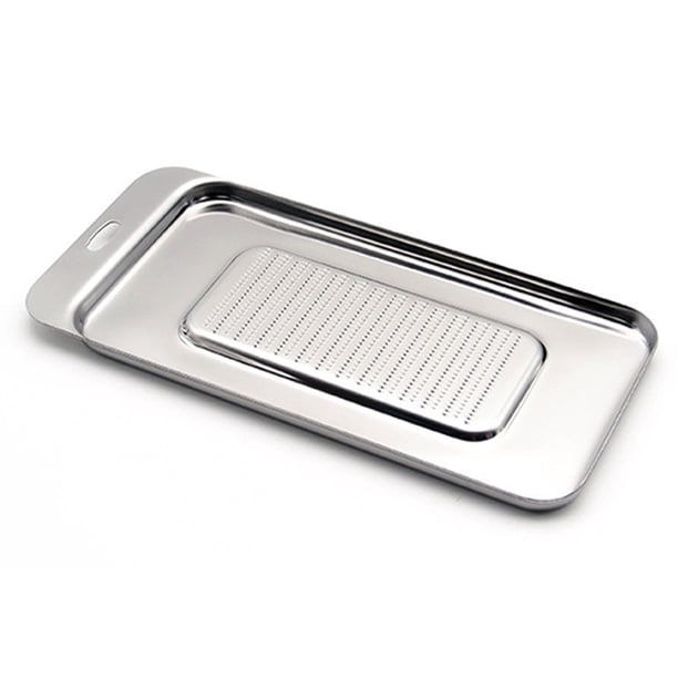 Moulin Manuel Ail Gingembre Acier Inox 304 - Râpe Presse Purée Multifonction Poignée Robuste