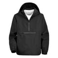 thumbnail image 4 of Fewfanhot Men Sweatshirt Half-Zip Hoodie Rain Jacket Outdoor Sports Coat Windbreaker Relaxed Fit, 4 of 7