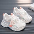 thumbnail image 7 of enyan Big Girls Sneakers Fashion Sneakers Breathable Lightweight Lace-up Running Walking Running Sneakers for Girls (Toddler/Little Kid/Big Kid) Orange,2, 7 of 7