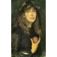 thumbnail image 2 of Whistler, James McNeill 21x32 White Modern Wood Framed Museum Art Print Titled - Dorothy Seton, 2 of 4