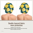 thumbnail image 2 of Yiaed Lemon Print Satin Bonnet Silk Bonnet Hair Bonnet for Sleeping Hair Bonnets, 2 of 6