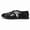 black, variant on Men's Closed-Toe Woven Leather Sandals, Vintage Brown Casual Summer Shoes