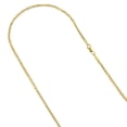 thumbnail image 1 of 14K Yellow Gold Solid Flat Mariner Chain 1.7mm Wide Necklace with Lobster Claw Clasp 20 inches long, 1 of 3