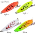 thumbnail image 2 of 3D Eye Paillette Single Hooks Spinner Fishing Lure Spoon Fishing Tackle Metal Bait Artificial Lure 10.5CM STYLE 7, 2 of 8