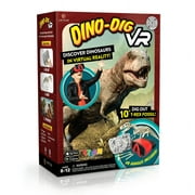 Abacus Brands Dino Dig Vr Goggles for Mobile Virtual Reality Kids Science Kit, Book, and Interactive Stem Learning Activity Set