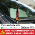 thumbnail image 4 of ORUYROP Antenna Replacement for Dodge RAM & Ford F150 F250 F350 Super Duty Ford Raptor Bronco Trucks-Anti-Theft Design-Short Replacement Antenna 1990-Current (Flames), 4 of 7