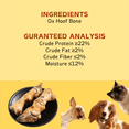 thumbnail image 3 of ComfyCradle Natural Calf Hooves Dog Chews, Long-Lasting Dental Treats for Small to Large Dogs, 3 of 9