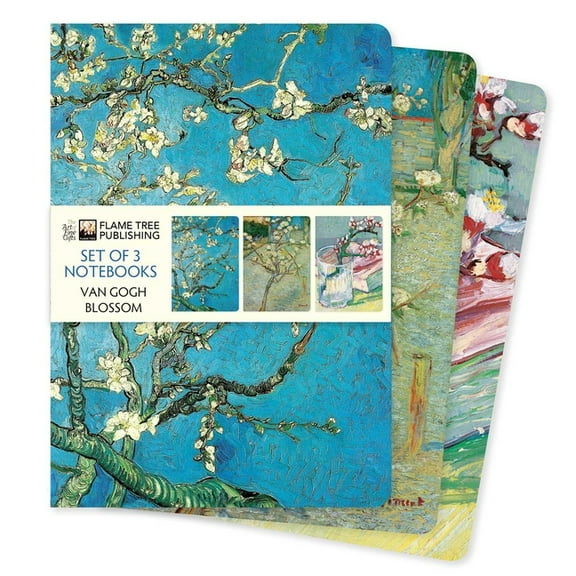 Standard Notebook Collection Vincent Van Gogh: Blossom Set of 3 Standard Notebooks, (Hardcover)
