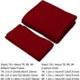 thumbnail image 4 of HUGFEGWE Billiard Cloth Pool Table Felt, Fast Speed Pool Cloth, Table Ball Speed Cloth,Billiard Snooker Cloth Felt for 7/8/9 Mat Strips Bar Hotel Professional Durable Pool Table CA919-165082, 4 of 9