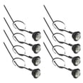 thumbnail image 1 of Luces de remolque LED para camiones Unique Bargains 12V, luces de marcador redondas de plástico impermeables, blancas, 8 piezas, 1 of 7