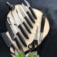 thumbnail image 2 of Tramontina - Juego de Cuchillos de Cocina Plenus, para Servir, L&aacute;minas de Acero Inoxidable y Mangos de Poliprolipeno, con Tijera, Incluye 10 Piezas, Color Negro, 2 of 8