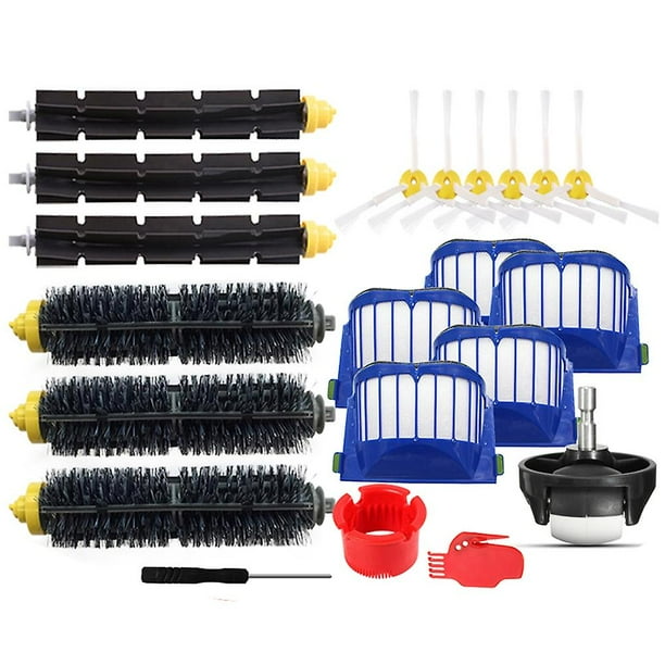 Reemplazo de robots de barrido Filtro de cepillo lateral principal para Irobot Roomba 500 600 Series 550 610 620