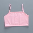 thumbnail image 4 of Girl Bra Training Bra Fit for 8-12Years Cotton Padded Cotton Breathable Cami Bra Elastic Shoulder Straps with Bralette Straps, 4 of 5