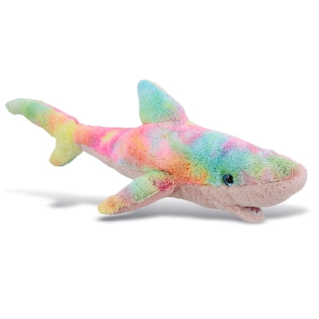 DolliBu Large Rainbow Shark Stuffed Animal – Soft Huggable Shark Stuffed Toy, Adorable Playtime Ocean Plush Toy, Cute Cuddle Gifts, Super Soft Plush Doll Animal Toy for Kids and Adults – 23 Inches