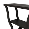 thumbnail image 6 of Shiloh 2-Shelf Wood Espresso Console Table, 6 of 10