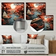 thumbnail image 4 of Designart "Of Adventure Port Port wall art I" Port Landscape Metal Wall Art Prints, 4 of 5