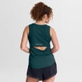thumbnail image 2 of Women's Fanatics Green Philadelphia Eagles Draped Mesh-Back Performance- Tank Top, 2 of 5