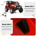 thumbnail image 5 of Gymax 12V Electric Kids Ride On Car Truck w/ MP3 Horn 2.4G Remote Control Red, 5 of 10