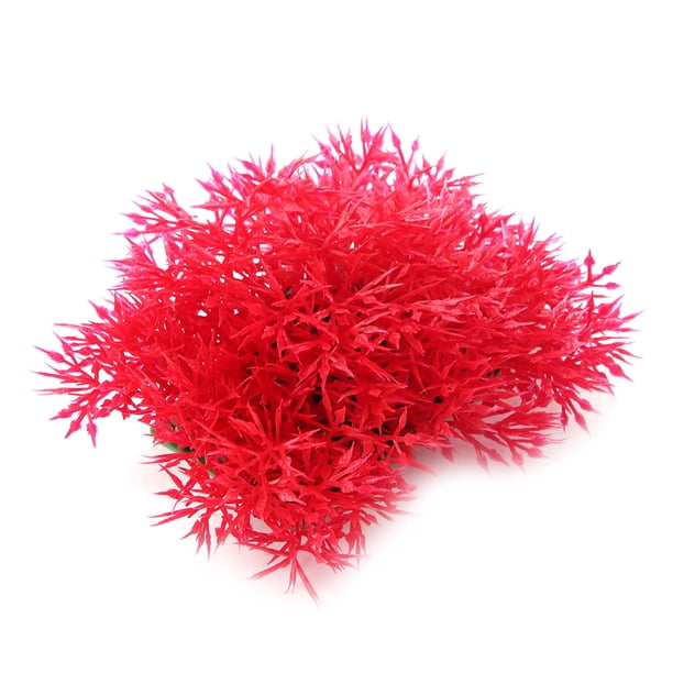 Decoración de plantas de plástico para acuario, accesorios para peceras de acuario Planta de plástico para acuarios Planta de plástico para peceras Rendimiento finamente sintonizado Jadeshay A