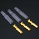 thumbnail image 5 of 200x Golden conectores , 4,0mm y conector de terminales ambre con cubierta de aislamiento para motocicleta Scooter Yotijar Conector de terminal de bala de 4mm, 5 of 7
