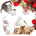 thumbnail image 3 of Jouets de Noël pour Chats, Bas de Noël Assortis, Pack de Variétés, Jouet Interactif de Noël pour Chats d'Intérieur Chatons, 3 of 5