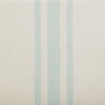 thumbnail image 3 of VHC Brands Grain Sack Aqua Blue Stripe Coastal Farmhouse Kitchen Curtain Tier Set 36x36, 3 of 7