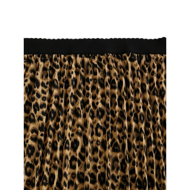 Walmart leopard maxi shop skirt
