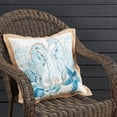 thumbnail image 4 of Charming Outdoor Sea Horse Poly Filled Pillow, 4 of 5