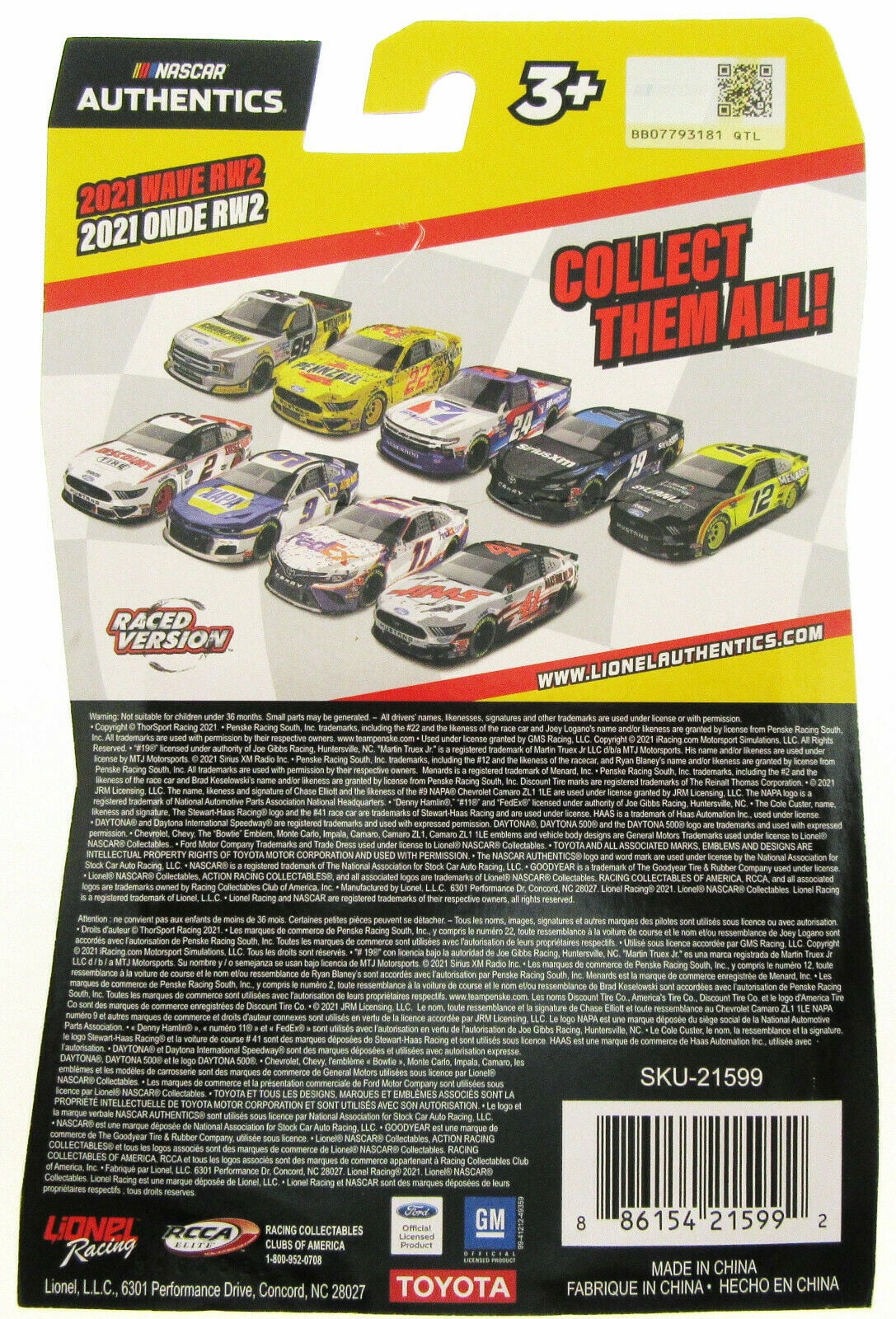 Joey Logano ~ Pennzoil Car ~ NASCAR Authentics ~ Die Cast 1:64 Scale