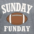thumbnail image 3 of CafePress - Sunday Funday T Shirt - Women's V-Neck Dark T-Shirt, 3 of 4