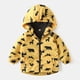 thumbnail image 4 of Ropa impermeable cálida de otoño para niños y niñas, chaqueta con capucha rígida de lana, chaquetas con cremallera estampadas, abrigos cálidos de invierno para niños, prendas de vestir, 4 of 5