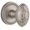 Satin Nickel, variant on Grandeur 814693 Newport Solid Brass Rose Privacy Door Knob Set - Brass