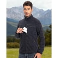 thumbnail image 3 of Pioneer Camp Fleece Jacket Men Full Zip Polar Lightweight Windproof Casual Soft Warm Outwear Outdoor Coat with Chest Pocket, 3 of 7