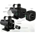 thumbnail image 3 of Little Giant F30-4000 4000 GPH 1.8 Amp Wet Rotor Pond Pump w/20 Foot Cord 566726, 3 of 9