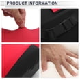 thumbnail image 3 of Unique Bargains Car Headrest Pillow Ergonomic Comfortable Neck Support Pillow Milk Silk Fabric and Memory Foam Bandage Adjustable width Black and Red Set of 1, 3 of 7