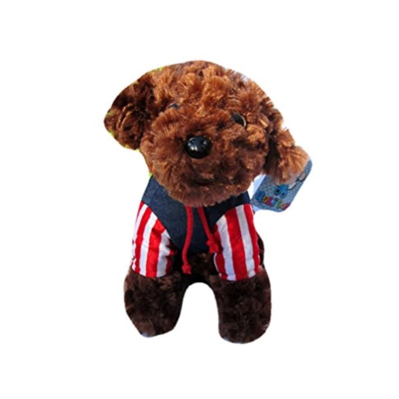 brown poodle stuffed animal