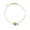 Yellow, variant on Womens Hawaii Nautical Blue Opal Turtle Anklet Strand Charm Ankle Bracelet .925 Sterling Silver Adjustable