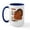 White/Navy Inside, variant on CafePress - Turkey Induced Coma Large Mug - 15 oz Ceramic Large White Novelty Mug