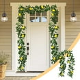 thumbnail image 2 of Lksixu Christmas Decorations Artificial Lemon Rattan Indoor Greenerys Arrangement Festive Days Decoration Rattan Xmas Decor for Holiday Party Wedding, 2 of 6