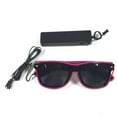 thumbnail image 2 of Eoperou Party Sunglasses Light Up LED Unisex Wire Neon Glow in The Dark Lightweight Photo Prop Hip Hop Kids Adults KTV Glasses Bar Supplies, 2 of 8