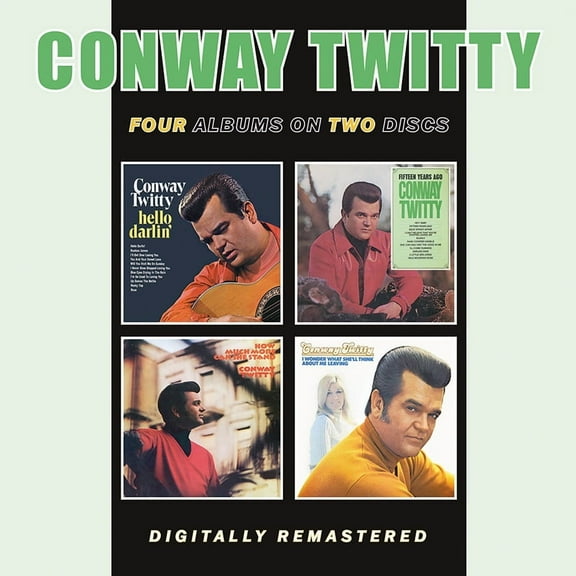 Conway Twitty - Hello Darlin' / Fifteen Years Ago / How Much More Can She Take / I Wonder What She'Ll Think About Me Leaving - Music & Performance - CD