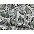thumbnail image 4 of oneOone Rayon Purple Fabric Leaves Sewing Fabric By The Yard Printed Diy Clothing Sewing Supplies 56 Inch Wide, 4 of 6