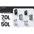 thumbnail image 7 of Home Zone Living 13 gal/50 Liter Large Trash Can in Stainless Steel, 7 of 7