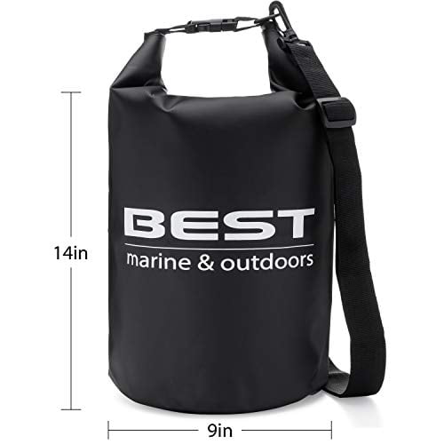 Best Marine Kayak Waterproof Dry Bag. 15 Liter Water Resistant Drybags
